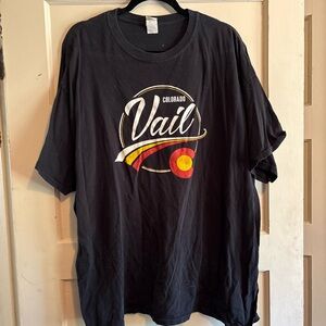 Vail Graphic Black T-Shirt
